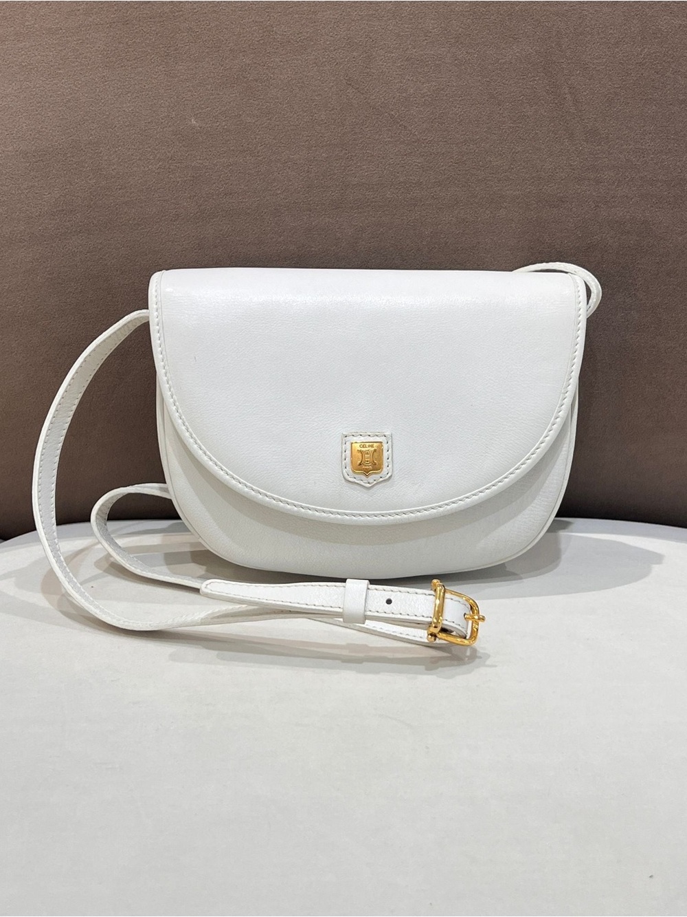 Authentic Celine Shoulder Crossbody Bag - Classic Everyday Purse vintage